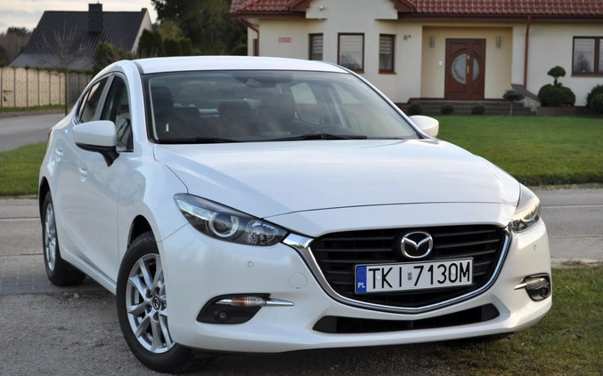 Mazda 3 cena 68800 przebieg: 90000, rok produkcji 2018 z Tarnobrzeg małe 781
